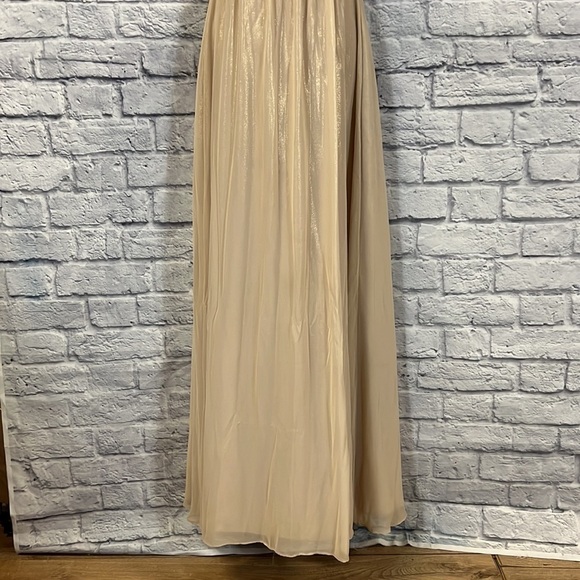 Bella Bridesmaids | BB100LS | in palomino gold | Long Dress size 0 - Picture 5 of 13